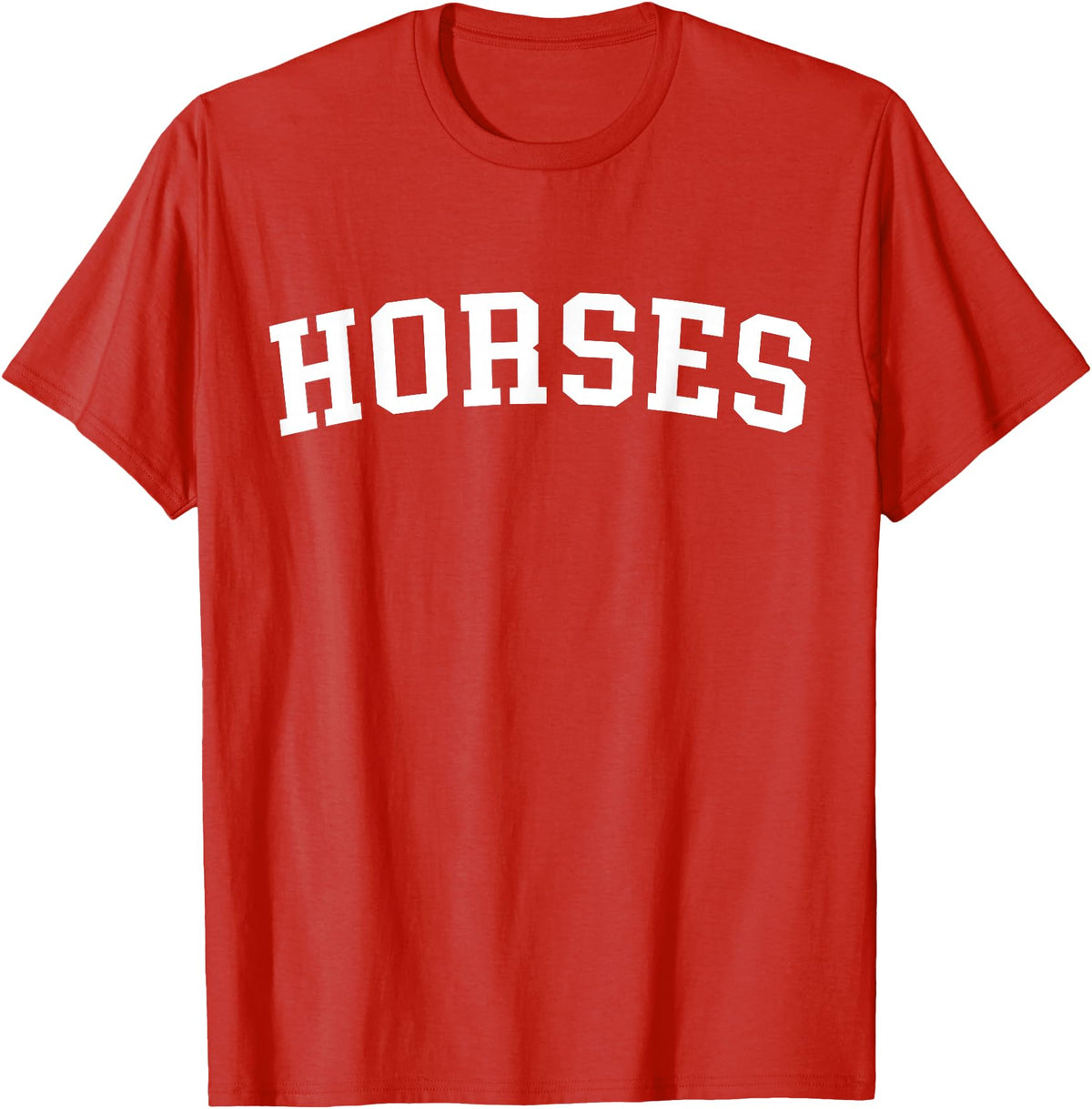 Horses - Style Horses T-Shirt - Red