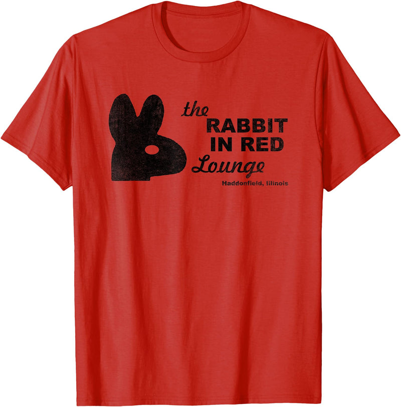 The Rabbit in Red Lounge Halloween T-Shirt in Red