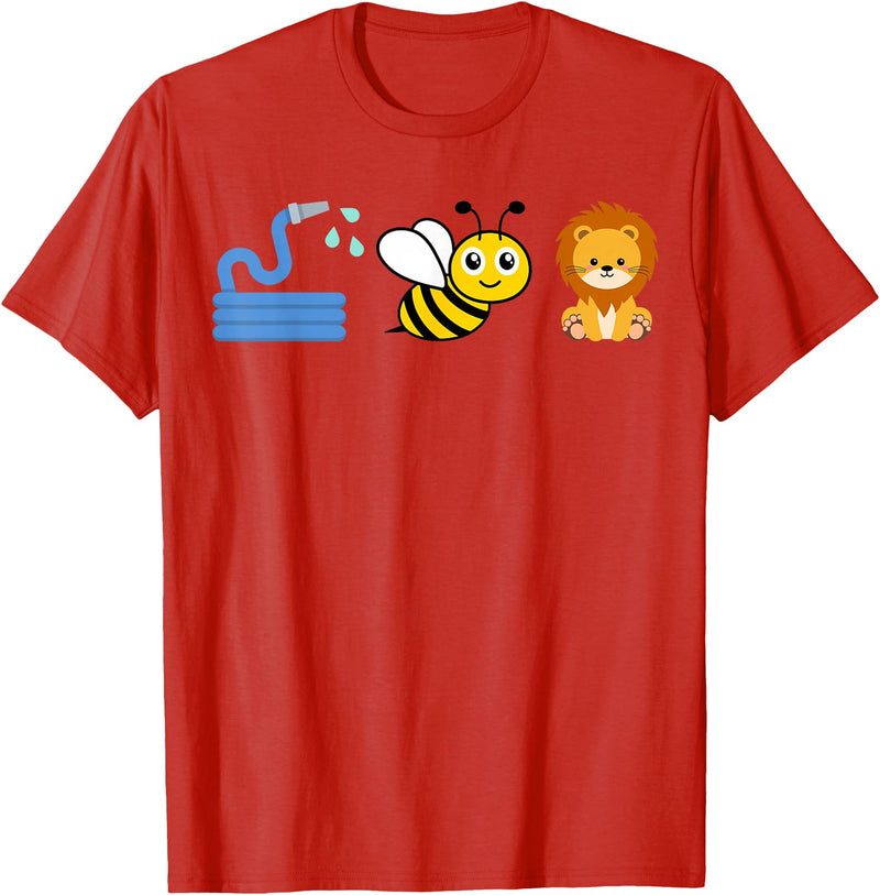Hose Bee Lion Meme Gifts Hose Bee Lion T-Shirt - Red