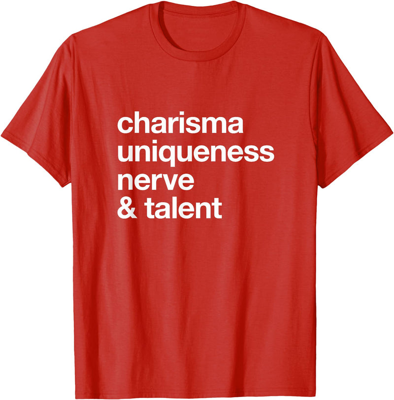 Bear-ly Gay Tees Funny Charisma Uniqueness Nerve Talent Gay Clothing T-Shirt - Red