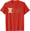 Family Birthday Bear Gifts One of The Birthday Boy Bear 1st Birthday Party Boy T-Shirt - Red