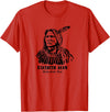 Nebraska Statue Oklahoma Court Standing Bear Ponca Tribe T-Shirt - Red