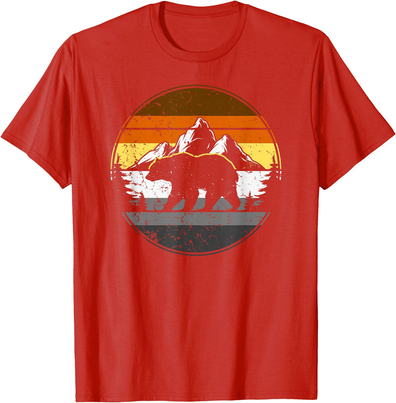 Bear Gay Pride by Content Design Studio Gay Men, Bear Community, Gay Bear T-Shirt - Red