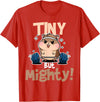 Weightlifting Hamster Tiny but Mighty! T-Shirt - Red