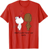Valentinstag Geschenk - Love Animal Couple Love Animal Cat and Bear Couple - Valentine's Day Gift T-Shirt - Red