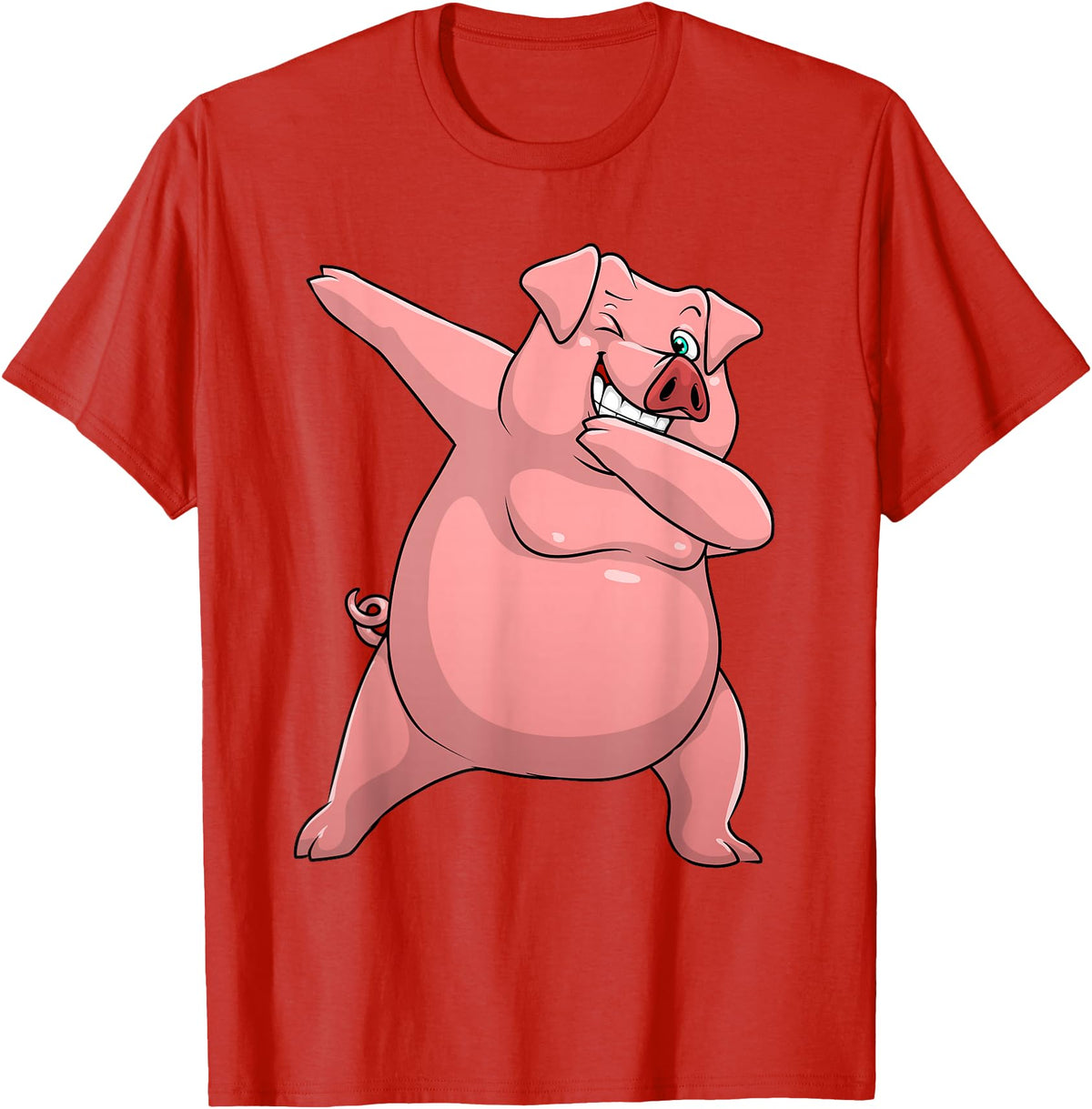 Pig Gift Pig Lover Stuff & Pig Novelty Accessories Cute Pig Art For Men Women Kids Livestock Farming Pig Lovers T-Shirt - Red