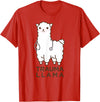 Doc Llama Apparel T-Shirt Funny Llama Doctor T-Shirt, No Trauma Llamas Tee Apparel T-Shirt - Red