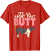 Funny Livestock Show Puns And More Pig Show, Livestock Show, British Saddleback T-Shirt - Red