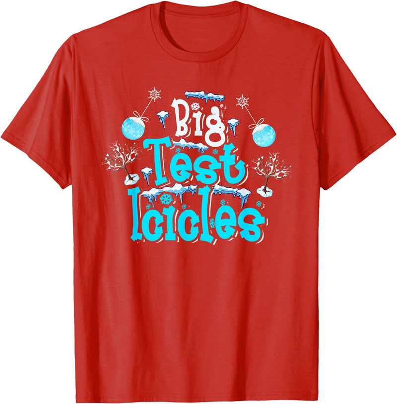 Polar Bear Plunge Ice Swimming Co Polar Bear Plunge 2022 Costume Ice Swimming Big Test Icicles T-Shirt - Red