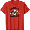 Funny Cavy Mom Love Gifts T Shirts & Hoodies Celebrate Diversity Kids Cute Wheek Merch Guinea Pig Lover T-Shirt - Red