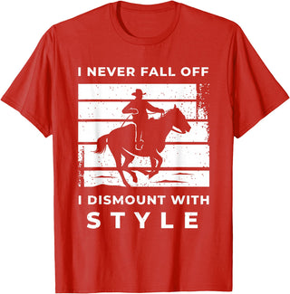 Funny Horse Quote Shirts And Equestrian Gifts Funny Horse Quote Outfit For A Lover Of Horse T-Shirt - Red