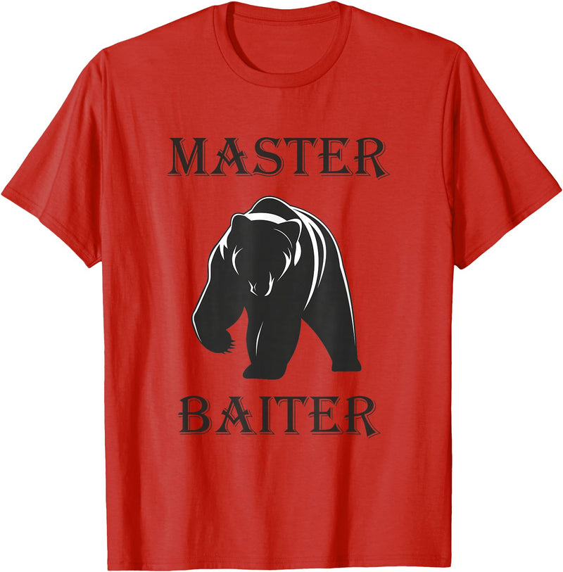 OutdoorMerch Master Bear Baiter Shirt T-Shirt - Red