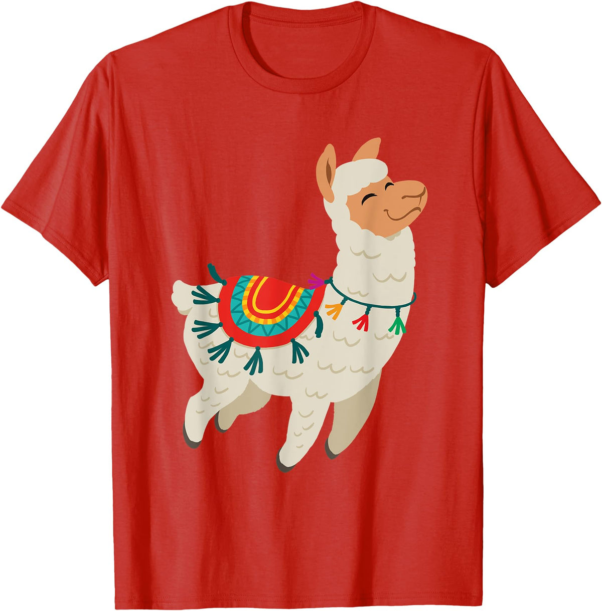 My Awesome llama T-Shirts No Drama Llama Funny Lama T-Shirt - Red