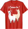 Spanish design | Llama gift | Funny Spanish design Funny Spanish gift, Como Te Llama, Llama design T-Shirt - Red