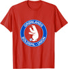 Bosco T. Jones Football Designs Greenland Polar Bear Football (Soccer) Shirt T-Shirt - Red