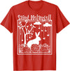 St Melangell Hares Rabbit Owner Catholic T-Shirt in Red