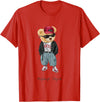 Funny Teddy Bear T-Shirt - Red