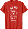 Dominoes Uniform Apparel Dominoes G.O.A.T All Rise Champ - Dominoes T-Shirt - Red