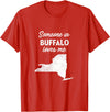 Buffalo T-Shirts Someone In Buffalo New York Someone In Buffalo Loves Me - Buffalo New York T-Shirt T-Shirt - Red