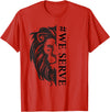 Lions international We Serve Lions outfits We Serve Lions Vintage Lions Club International T-Shirt - Red