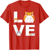 Hamster Love Cute Hamsters Shirt Animal Toys Pets Lovers T-Shirt - Red