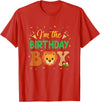 Birthday Boy Family Matching Lion I'm The Birthday Boy Lion Family Party Decorations T-Shirt - Red