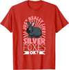 I Just Really Like My Silver Fox Rabbit T-Shirt in Red