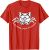 Bahamas Swimming Pigs Bahamas Swimming Pig with Mask and Snorkel T-Shirt - Red