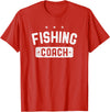 Fishing Coach Clothing Fishing Coach Vintage Fishing T-Shirt - Red