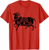 Identity Inventory Kamadhenu - Surabhi Gou Mata Hinduism Hindu India Indian Cow T-Shirt - Red