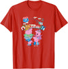 Peppa Pig Visits America US Road Trip T-Shirt - Red