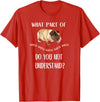 Funny Skinny Pig Gifts and Apparel Skinny Pig T-Shirt, "Was ist ein Teil von Wheek versteht nicht?" T-Shirt - Red