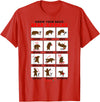 Bearmageddon Basic Bear Attacks Shirt T-Shirt - Red