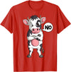 Funny Cow Lover & Owner Gift Ideas Cow Farmer Kids Boys Girls Womens T-Shirt - Red