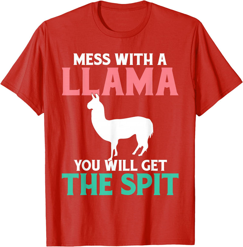 LLama Gifts & Accessories With a llama you get the spit alpaca llama T-Shirt - Red
