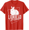 Lionhead Rabbit Gift Bunny Funny T-Shirt in Red