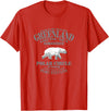 Port Stevens P.S.75 Design Greenland Polar Bear T-Shirt - Red