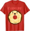 Green Cow Land It's Donut Time! Doughnut Funny T-Shirt - Red