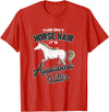 Cute Appaloosa Horse Designs Co Appaloosa Horse Hair Gift Horse Riding T-Shirt - Red