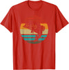 Fishing Accessories & Clothing Gifts Women Men Fish Retro Style Vintage T-Shirt - Red