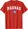 Official High School Fan Gear Madras High School White Buffalo T-Shirt - Red