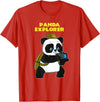 Panda Bear Lovers Clothing Panda Explorer T-Shirt - Red