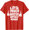 The Flintstones Loyal Order Of Water Buffalo Member T-Shirt - Red