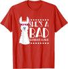 Llama - Alpaca Funny Designs Alpaca Fan Design Funny She's A Bad Grandma Llama For Women T-Shirt - Red