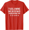 California Shirts Tuolumne Meadows, Yosemite Outdoor T-shirt T-Shirt - Red