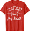 Cool Pig Roast Humor Quote Merch Pig Roast Apparel - Top Funny Roasts Lover Design T-Shirt - Red