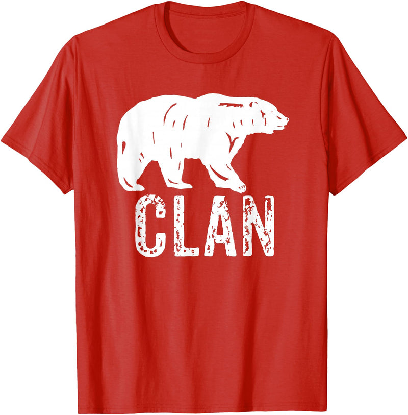 Bear Clan Founding Fathers Clothing Apparel Bear Clan Native American Pride Founding Fathers Tribe T-Shirt - Red