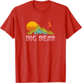 "Big Bear" Retro Sunset Mountain T-Shirt