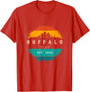BASBO City of Buffalo New York T-Shirt - Red