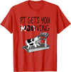 PT Gets You Moo Ving Cow Lover Physical Therapy Therapist T-Shirt - Red